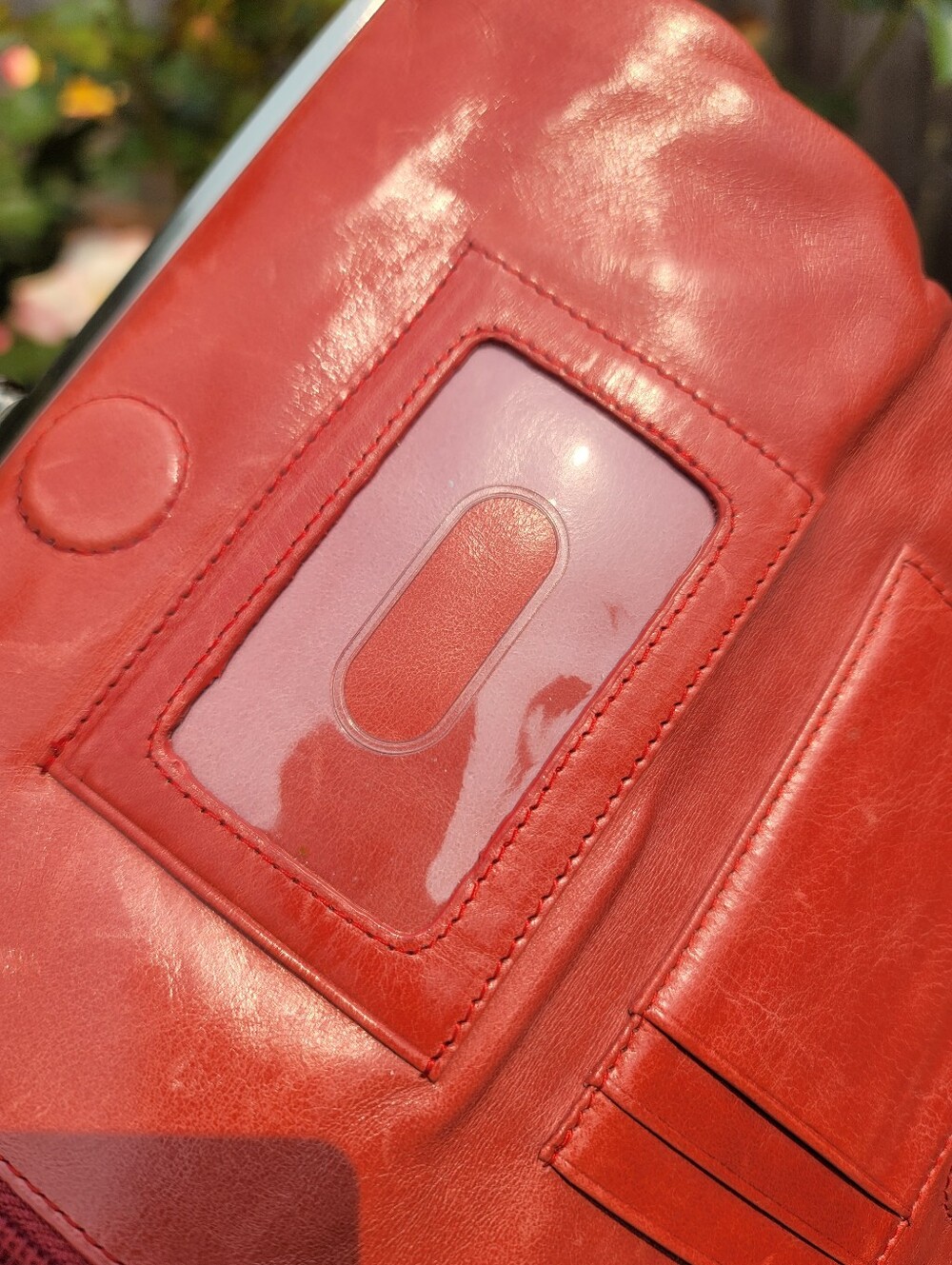 Hobo Lauren Double Frame Leather Clutch - Picture 10 of 14